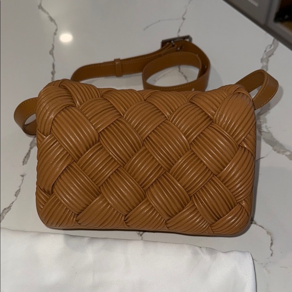 JW PEI Tan Woven Crossbody Bag - Picture 3 of 8